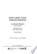 Sony Labou Tansi, paroles inédites