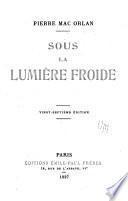 Sous la lumière froide