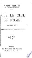 Sous le ciel de Rome