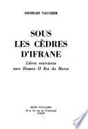 Sous les cèdres d'lfrane