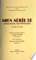 Sous série 3E