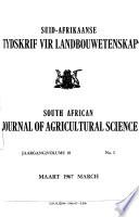 South African journal of agricultural science