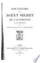 Souvenirs d'un agent secret de l'Allemagne