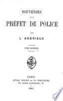 Souvenirs d'un préfet de police