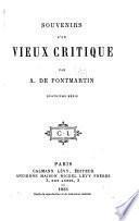 Souvenirs d'un vieux critique