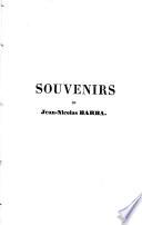 Souvenirs de Jean-Nicolas Barba, ancien libraire au Palais-Royal