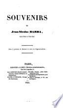 Souvenirs de Jean-Nicolas Barba