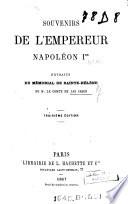 Souvenirs de l'empereur Napoléon Ier