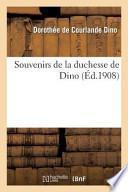 Souvenirs de La Duchesse de Dino