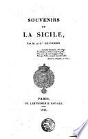 Souvenirs de la Sicile