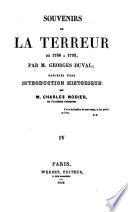 Souvenirs de la Terreur de 1788 à 1793