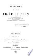 Souvenirs de Madame Vigée Le Brun