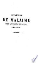 Souvenirs de Malaisie, onze ans sous l'équateur