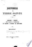 Souvenirs de Terre Sainte