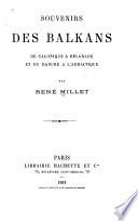 Souvenirs des Balkans