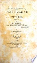 Souvenirs diplomatiques: l'Allemagne et l'Italie (1870-1871)