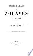 Souvenirs du Bataillon des Zouaves Pontificaux (Franco-Belges).