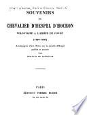 Souvenirs du chevalier d'Hespel d'Hocron
