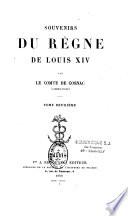 Souvenirs du règne de Louis XIV
