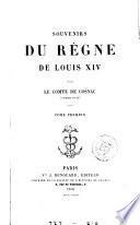 Souvenirs du règne de Louis XIV