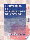 Souvenirs et impressions de voyage