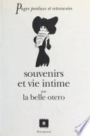 Souvenirs et Vie intime