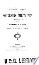 Souvenirs militaires 1866-1870