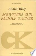 Souvenirs sur Rudolf Steiner