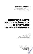 Souveraineté et coopération monétaire internationale