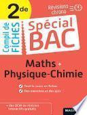 Spécial Bac Compil de Fiches Maths-Physique-Chimie 2de Bac 2022