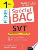 Spécial Bac Fiches SVT 1re Bac 2022