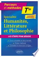 Spécialité Humanités, Littérature et Philosophie. Terminale. Nouveaux programmes