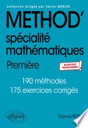 Spécialité Mathématiques - Première - nouveaux programmes