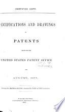 Specifications and Drawings of Patents Issued from the U.S. Patent Office