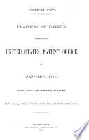 Specifications and Drawings of Patents Issued from the United States Patent Office