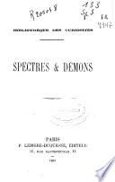 Spectres et démons
