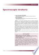 Spectroscopie Terahertz