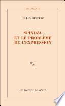 Spinoza et le problème de l'expression