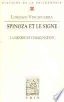 Spinoza et le signe