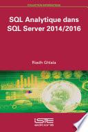 SQL Analytique dans SQL Server 2014/2016