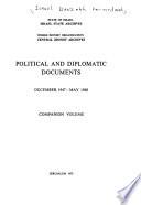 תעודות מדיניות ודיפלומטיות, דצמבר 1947-מאי 1948: English companion volume