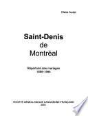 St-Denis de Montréal