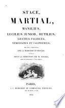 Stace, Martial, Manilius, Lucilius Junior, Rutilius, Gratius Faliscus, Némésianus et Calpurnius