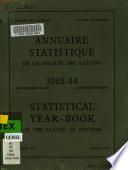 Statistical Year-book of the League of Nations