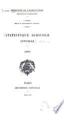 Statistique agricole annuelle