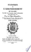 Statistique de l'arrondissement de Falaise