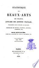 Statistique des beaux-arts en France