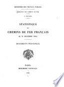 Statistique des chemins de fer français