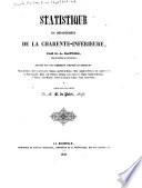 Statistique du département de la Charente-Inférieure