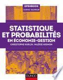 Statistique et probabilités en économie-gestion
